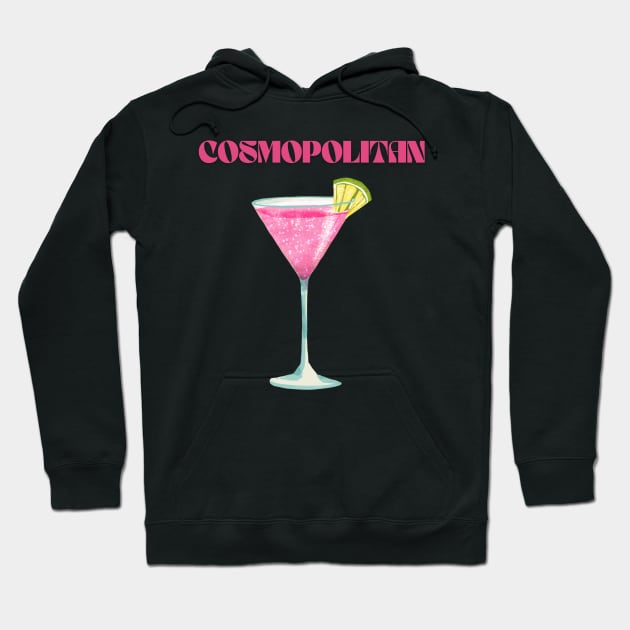 y2k cosmopolitan cocktail danish pastel Hoodie by madiwestdal